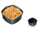 Air Fryer Electric Fryer Accessory Non-Stick Baking Dish Roasting Tin Tray  N9C3