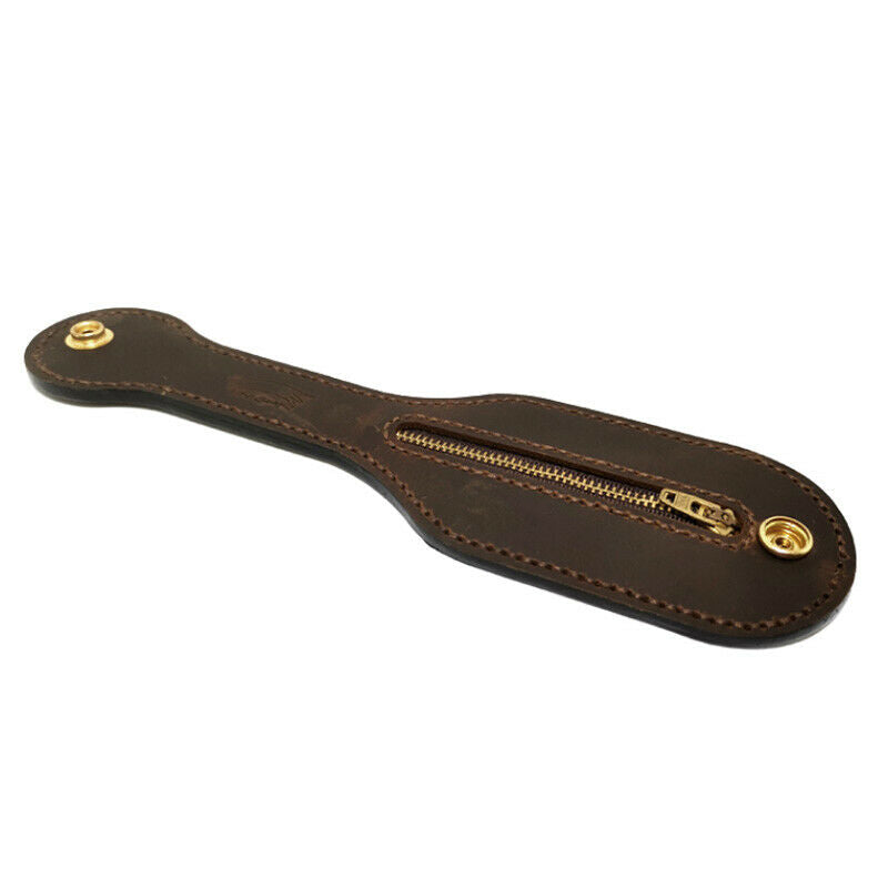 New Leather Racket Boston Coin Coin Pocket Thick Leather Men and Women Defe C6F8