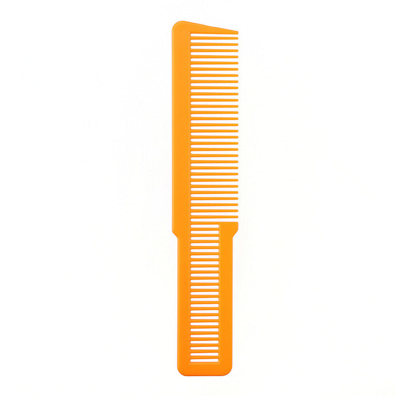 Hairdressing Carbon Anti-static Comb Wide Tooth Hair Clipper Comb (Orange) A