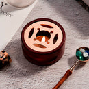 Retro Wax Seal Wood Melting Oven Furnace Wax Pot Beads Sticks Heater (B) A