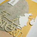 1PC Happy Easter Rabbit Metal Cutting Dies Stencils Photo Album Embossing Car JR