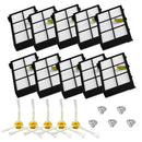 Side Brushes Filters Replacement For iRobot Roomba 860 880 805 980 960 Robo