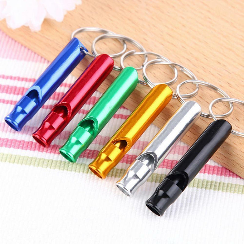 3Pc Soild Dog Cat Puppy Outdoor Training Pet Sports Keyring Whistle Random