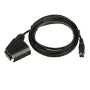 1.8m/6ft RGB Scart Cable AV Cord Audio & VideoTV Lead for Sega  2 Mega