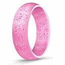 Silicone Wedding Ring, Women Silicone Ring Band, 10 Pack Colorful Couple Si