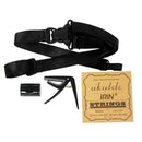 Ukulele Beginner Kit Strap+Strings+Capo+Rhythm Ring for Children Kids Adults