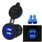 5V 4.2A Dual 2USB Charger Socket Adapter Power Outlet for 12V 24V Car Motor I9M2