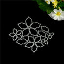 8pcs Flower Set Metal Cutting Dies For DIY Scrapbooking Album Paper Cards FT