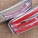 2x 32cm Chrome Plated Fog Light Lamp Trim Cover Eyebrow fit for BMW F48 X1 2016