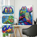 5D DIY Special Shaped Diamond Painting Colorful Bird Cross Stitch Embroider