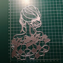 Beautiful Woman's Back Metal Cutting Dies Stencil DIY Scrapbook Card Paper Craft