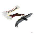 2x PCI Speed Controller W/ OFF Switch PC 3 Channel 3 pin Cooling Fan Control