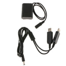 NP-FZ100 DC Coupler Dummy Battery Pack + Dual USB Power Adapter Cable for Sony