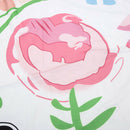 Round Print Tassel 150 cm Dia. Polyester Yoga Beach Mat Towels (White)