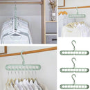 Magic Hangers Organizer,Rotate Anti Skid Hanger,Space Saving Hangers,Foldab