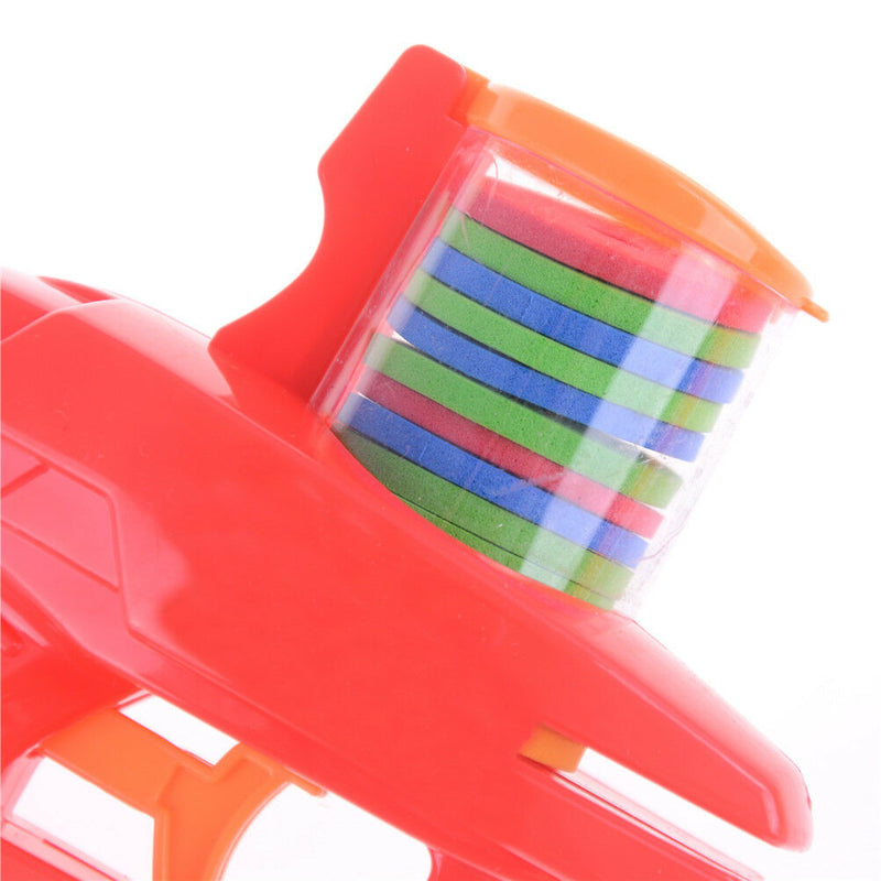 Children Flying Saucer Gun EVA Soft Bullet Party Kids Outdoor Toys Xmas Gift ME