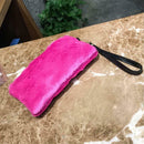 Women Winter Faux Rabbit Hair Clutch Purse Messenger Bags Wallet Satchel Fash