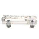 Acrylic 1-10 GPM Water Flow Meter Panel Type Flowmeter Measure Measurement Tool