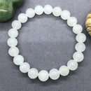 8mm Handmade Natural Selenite Mala Bracelet Spirituality Chakas Cuff Pray Gift