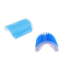 2x Pets Self Groomer Wall Corner Mounted Cat Loose Hair Remover