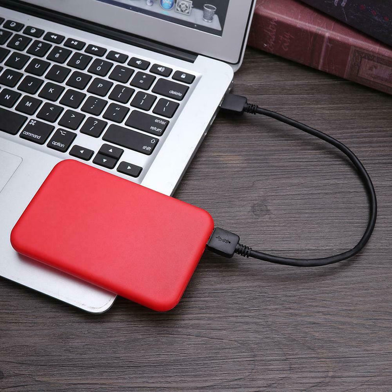 2.5 inch SATA 2 to USB3.0 HDD SSD Case External Hard Disk Enclosure (Red)