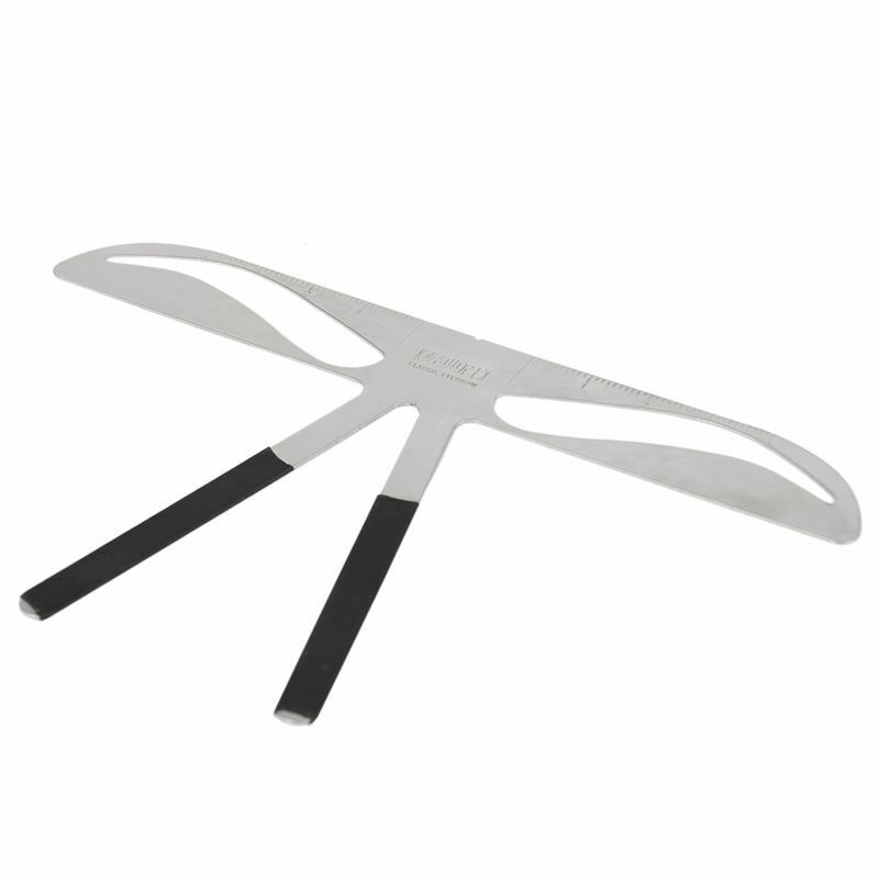 Eyebrow Stencil Ruler for Eyebrows Enhancer Permanent Tattoo Eye Brow Tools P8V7