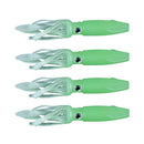 5pcs 8g/10cm Soft Squid Luminous Fishing Lures Saltwater Octopus Skirt Bait