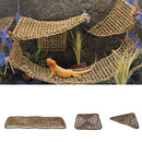3x Handwoven Reptile Hammock Lounger Lizard Corner Hanging Bed Climbing Toys