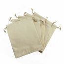 12pcs Mini Burlap Natural Linen Sack Jewelry Pouch Drawstring Bags-Gift T9Q8