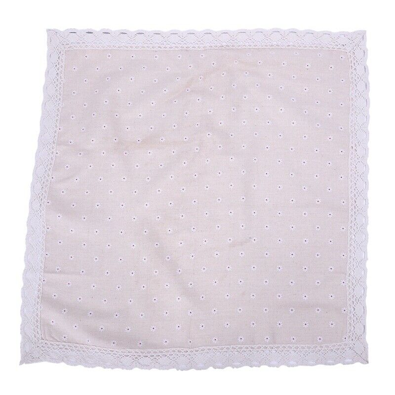 Table cloth linen rural pastoral home cover desk towels rectangle dust-proo G1Y1