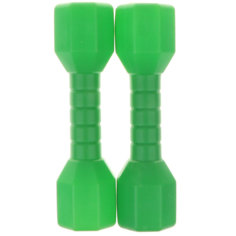 4 pcs Kids Plastic Dumbbells Sports Exercise Toys Green & Pink