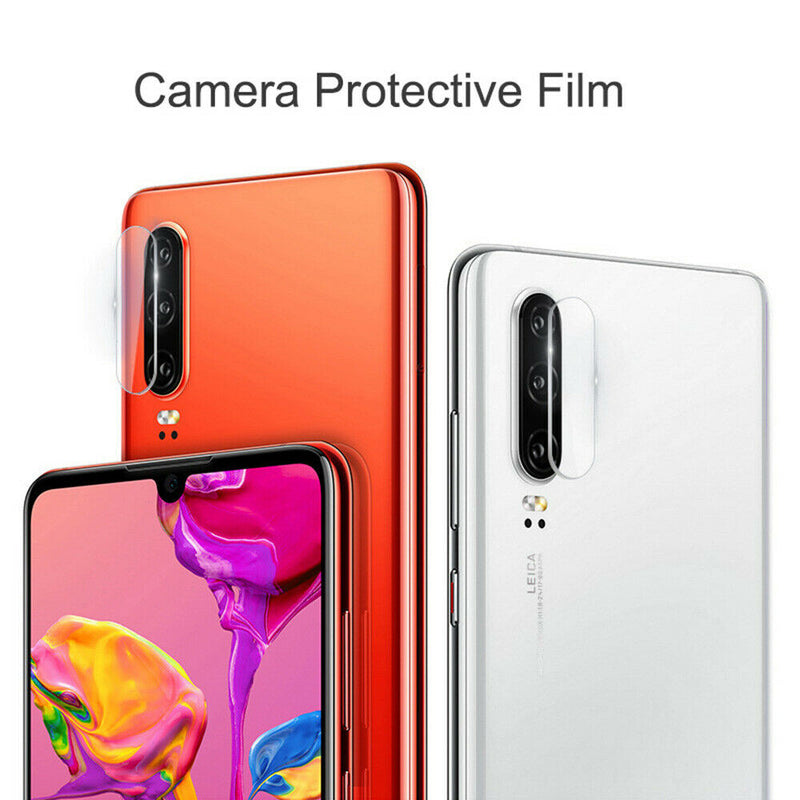 Fits For Huawei P30 5pcs Rear Camera Lens Tempered Glass Protector Full Cover