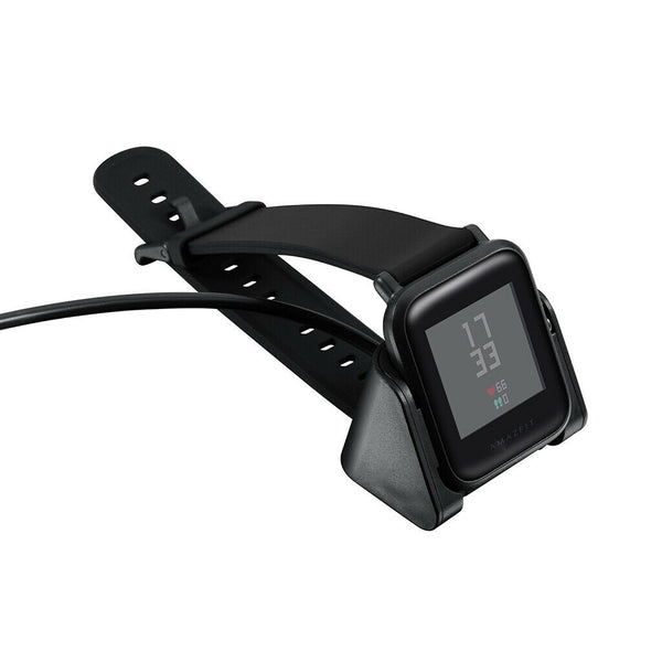 Magnetic Watch Charging Cradle for AMAZFIT Huami A1608 Smartwatch Black