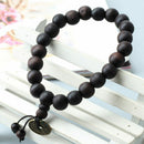 2 pcs Chic Wood Beads Bracelet Buddhist Prayer Bead Tibet Bangle Wrist Ornament