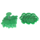 4Pcs/set Leaf Shape Plastic Cookie Cutters DIY Fondant Cake Biscuit Mold Bak BX