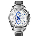 SKMEi Men'S Quartz Watch All Adjustable Strap Waterproof Glass Texture Busi