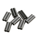 100Pcs Copper Double Fishing Tube Barrel Sleeves Tube Connector 2mm Bore
