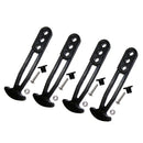4 Set Ladder Strap Boarding Ladder Rubber Latch Band Retaining Rope Holder Part