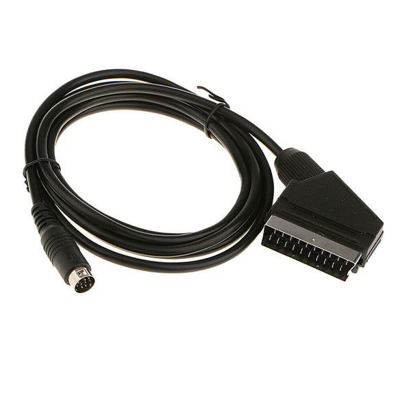 1.8m/6ft RGB Scart Cable AV Cord Audio & VideoTV Lead for Sega  2 Mega