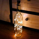 5 Pack Solar Powered Wine Bottle Lights,10 Led Waterproof Warm White Copper X1T3