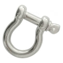 304 Stainless Steel Bow Shackle D-Ring Rustproof For Mairne Heavy Duty 6MM