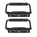 2 pcs Polished Chrome Door D Handle Pull Handle Pull Hinge Sliding Black