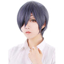 Black Butler Ciel Phantomhive Short Blue Gray Anime Fashion Costume Wig