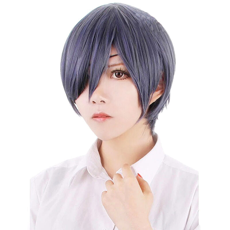 Black Butler Ciel Phantomhive Short Blue Gray Anime Fashion Costume Wig