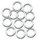 12 Pcs Snap Clip Hook Mini Carabiner 25mm For Keychain Keyring Camping Hiking