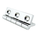 1 Set Marine Boat Deck Hinges Polished Satin Nickel Brushed Door Hinges 50x75 mm