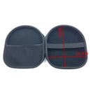Black Lightweight Hard Headphone Carrying Case Storage Box Anti-shock Zipper