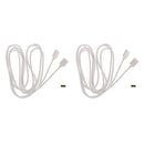 2pc 5050 3528 RGB LED Light Extension Cable Connector