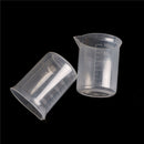 2x 100mL/3.4oZ Clear Plastic Graduated Measure Cup Jug Beaker Kitchen Lab LJ