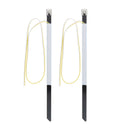 2PC Flexible Amber Motorcycle LED Fork Turn Signal Daytime Running Light